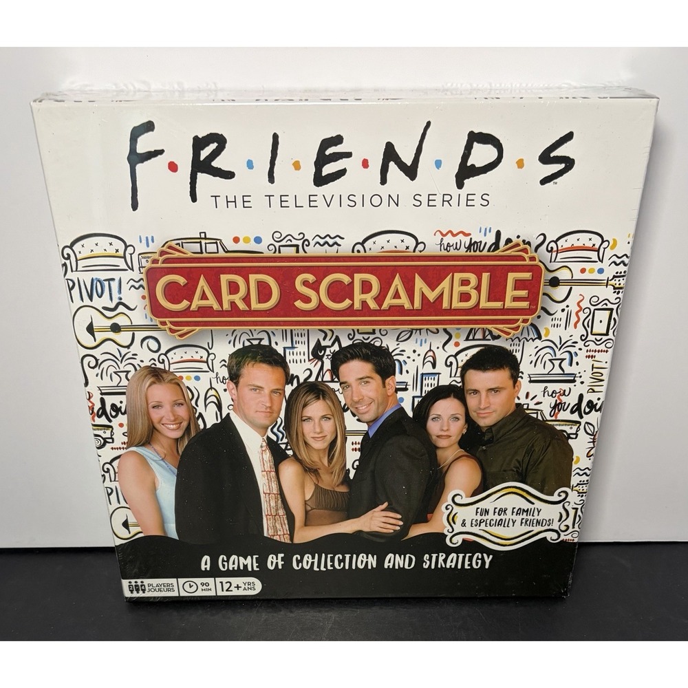 Friends Card Scramble Board Game New Factory SEALED TV Series Party Game
